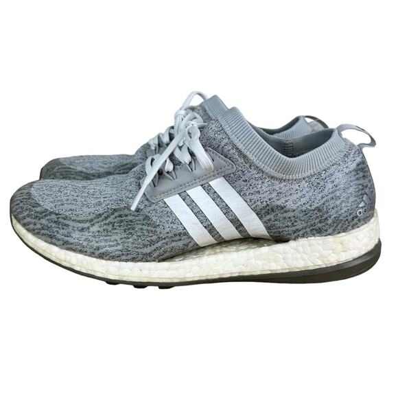 Adidas Pure Boost XG Gray Knit Running Shoes Size 8.5 - Picture 5 of 9